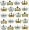Jolee's Boutique Cabochon Dimensional Repeat Stickers - Crowns, 20pcs